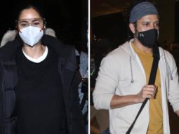 Katrina Kaif and Farhan Akhtar spotted at the airport