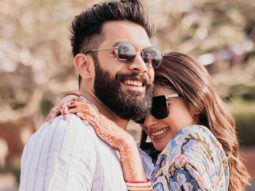 Newlyweds Mouni Roy and Suraj Nambiar are all smiles and in love at their post-wedding pool party; see pics