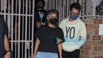 Photos: Aamir Khan and Kiran Rao spotted at a dubbing studio in Bandra