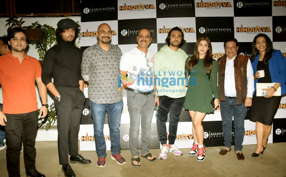 Photos: Ashish Sharma, Sonarika Bhadori, Anup Jalota and others at the special screening of Karan Razdan’s film Hindutva
