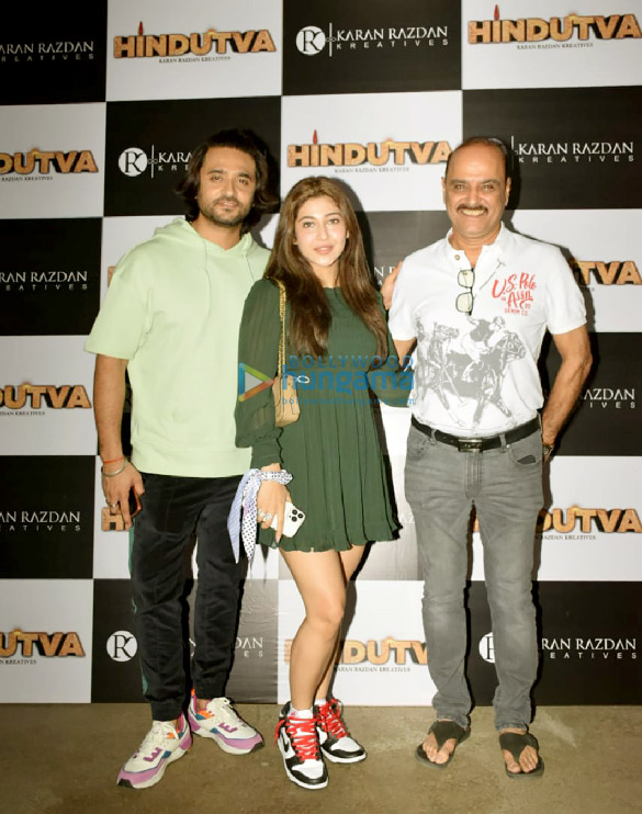 photos aashiesh sharrma sonarika bhadori anup jalota and others at the special screening of karan razdans film hindutva 4