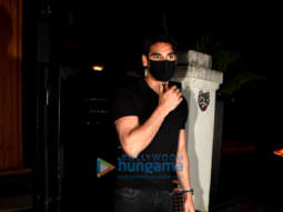 Photos: Ahan Shetty spotted at Mizu in Bandra with his girlfriend Tania Shroff