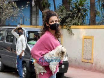 Photos: Aisha Sharma with pet spotted at a clinic
