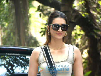 Photos: Kriti Sanon spotted at Maddock office in Santacruz