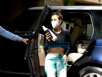 Photos: Malaika Arora spotted at Diva Yoga in Bandra