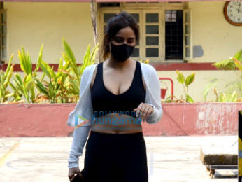 Photos: Neha Sharma and Karishma Tanna spotted at the gym