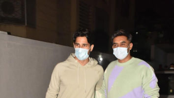 Photos: Sidharth Malhotra, Shashank Khaitan and Karan Johar snapped at Dharma office in Khar