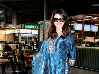 Photos: Urvashi Rautela and Laxmi Rai snapped at the airport