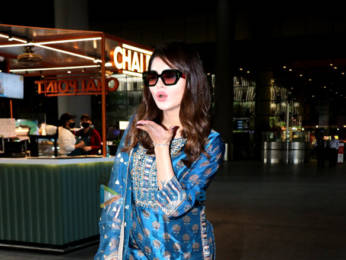 Photos: Urvashi Rautela and Laxmi Rai snapped at the airport