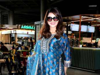 Photos: Urvashi Rautela and Laxmi Rai snapped at the airport