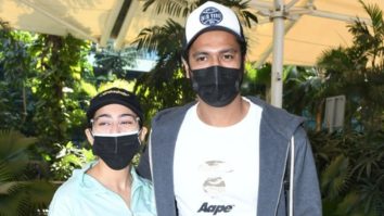 Sara Ali Khan and Vicky Kaushal spotted at the airport