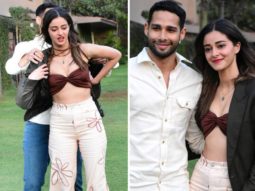 Siddhant Chaturvedi offers his jacket to Ananya Panday amid chilly weather during Gehraiyaan promotions Siddhant Chaturvedi offers his jacket to Ananya Panday amid chilly weather during Gehraiyaan promotions