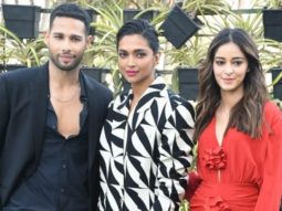 Spotted: Deepika Padukone, Siddhant Chaturvedi and Ananya Panday promoting Gehraiyaan