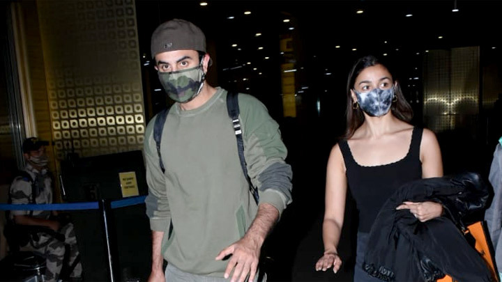 Spotted: Ranbir Kapoor, Alia Bhatt, Ananya Panday, Ishaan Khatter and Kajal Aggarwal with husband at airport Spotted: Ranbir Kapoor, Alia Bhatt, Ananya Panday, Ishaan Khatter and Kajal Aggarwal with husband at airport