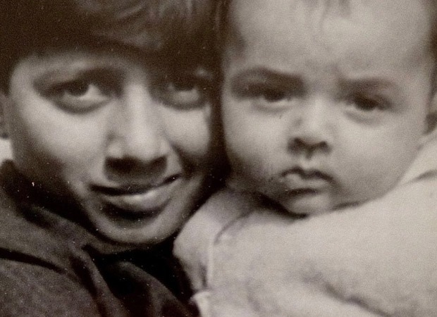 Sunny Deol holds toddler Bobby Deol in his arms in throwback picture