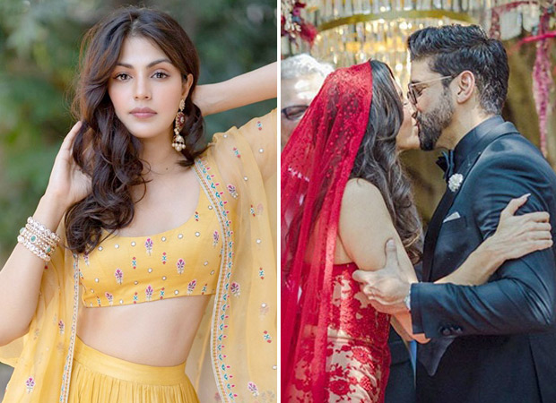 Trending Bollywood Pics: From Rhea Chakraborty’s pristine look to Farhan Akhtar & Shibani Dandekar’s first kiss and Ira Khan’s boyfriend twining with Aamir Khan, here are today’s top trending entertainment images