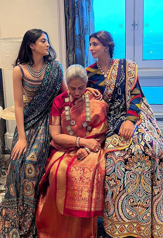 Amitabh Bachchan, Jaya Bachchan, Shweta Bachchan and Navya Naveli Nanda look royal at Anmol Ambani’s wedding Amitabh Bachchan, Jaya Bachchan, Shweta Bachchan and Navya Naveli Nanda look royal at Anmol Ambani’s wedding