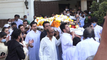 Bappi Lahiri ji’s Funeral- Family, friends & industry people bid him a teary goodbye