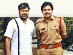 Bheemla Nayak meets Godfather! Chiranjeevi and Pawan Kalyan visit each other’s sets; Ram Charan shares power-packed video 