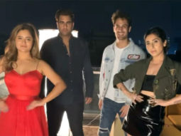 Bigg Boss 15 contestants Neha Bhasin, Rashami Desai, Umar Riaz and Rajiv Adatia step out for a dinner outing; makes goofy reels together