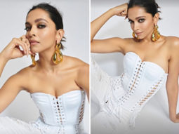 Deepika Padukone exudes edginess in white criss-cross corset top and distress denims for Gehraiyaan success party