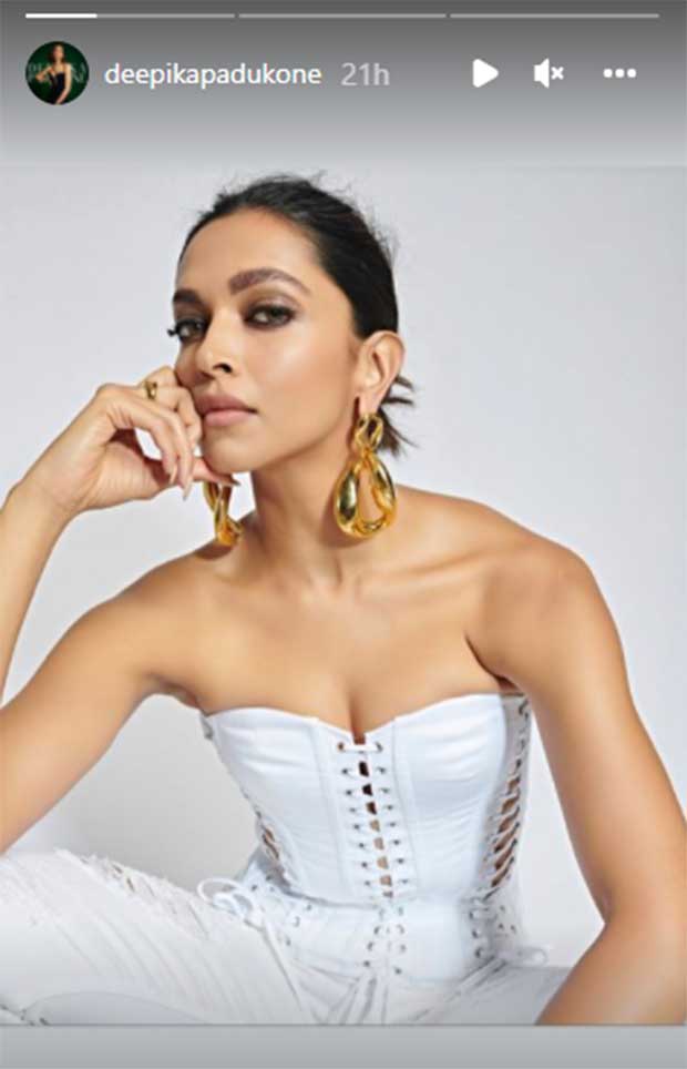 Deepika Padukone exudes edginess in white criss-cross corset top and distress denims for Gehraiyaan success party