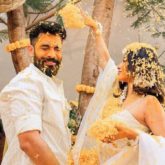 Inside Mouni Roy and Suraj Nambiar's dreamy haldi ceremony; see pics and video