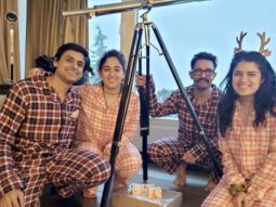 Ira Khan shares cutesy photo of her father Aamir Khan twinning with her boyfriend Nupur Shikhare in matching pajamas