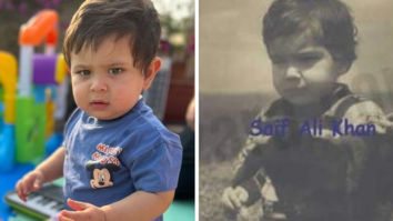 Jeh Ali Khan looks exactly like childhood version of Saif Ali Khan in an old photo shared by Saba Ali Khan