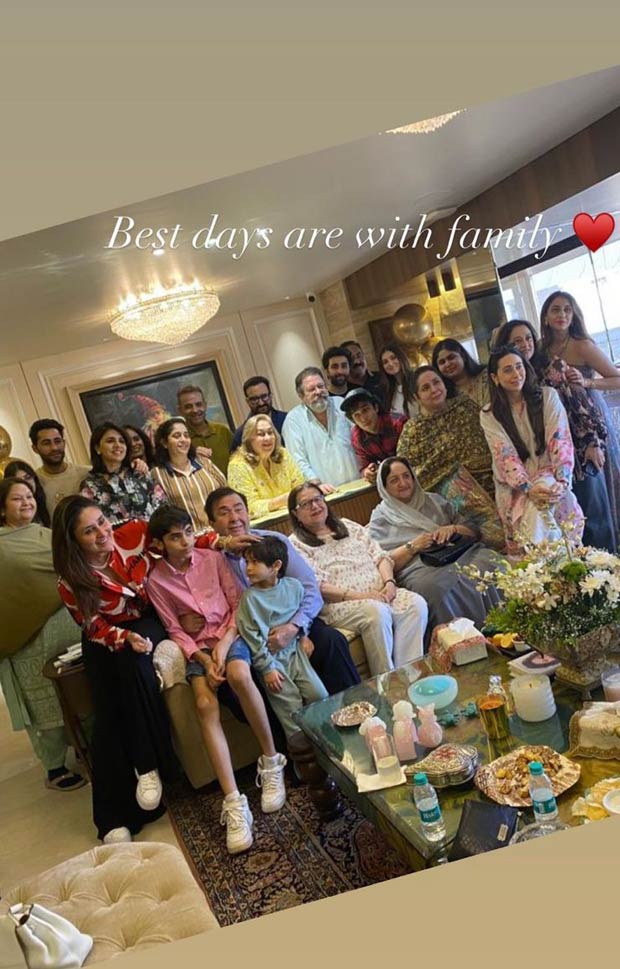 Kapoor family celebrate Randhir's 75th birthday: Kareena Kapoor Khan, Karisma Kapoor share photos from the party