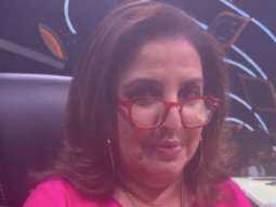 Karan Johar screams as he sees ‘blob of pink’ Farah Khan, she trolls him for wearing ‘D’Decor fabric’. Watch