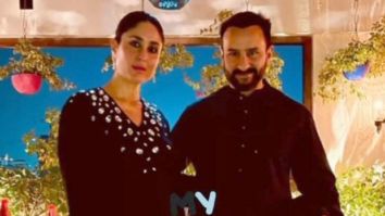 Kareena Kapoor Khan poses with Saif Ali Khan and Taimur as she attends Amrita Arora’s birthday bash
