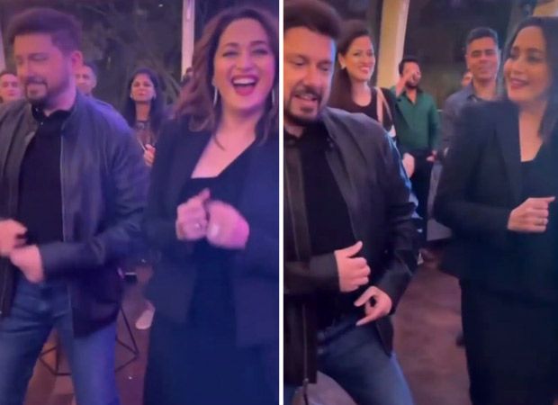 Madhuri Dixit and Shriram Nene groove to ‘Tamma Tamma’ song; Farah Khan says the doctor is giving ‘serious competition’ to the actor