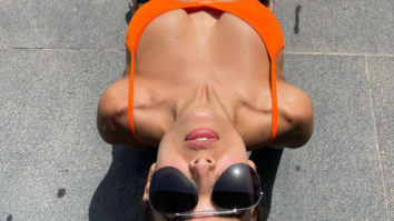 Malaika Arora calls Arjun Kapoor ‘caption chor’ as she posts pool side picture in orange bikini top and shorts