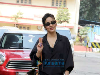 Photos: Neha Sharma spotted outside a gym in Bandra