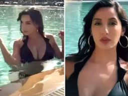 Nora Fatehi sets the internet on fire in black bikini during Dubai vacation