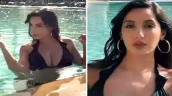 Nora Fatehi sets the internet on fire in black bikini during Dubai vacation