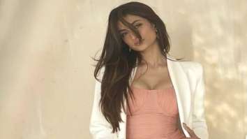 Palak Tiwari makes a statement in peachy and white look