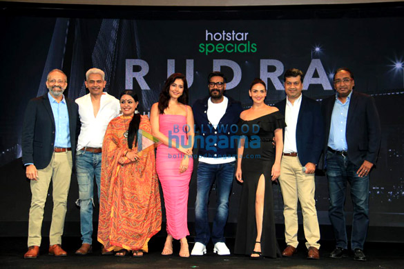 photos ajay devgn esha deol raashii khanna and others at the trailer launch of rudra the edge of darkness 1