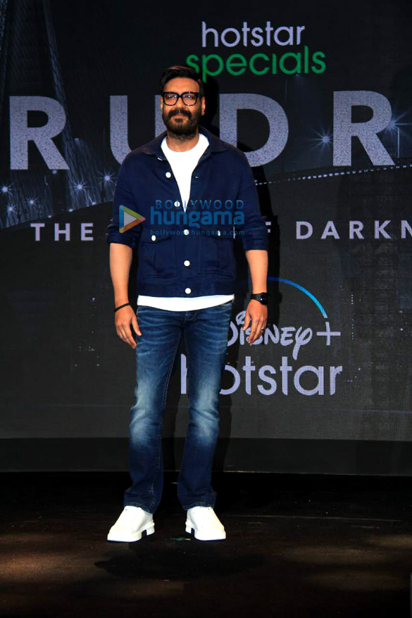 photos ajay devgn esha deol raashii khanna and others at the trailer launch of rudra the edge of darkness 3