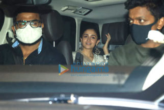 Photos: Alia Bhatt, Deepika Padukone, Kriti Sanon and others snapped at the screening of the film Gangubai Kathiawadi at Yash Raj Studios