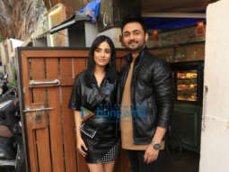 Photos: Amrita Rao and her husband RJ Anmol snapped in Bandra