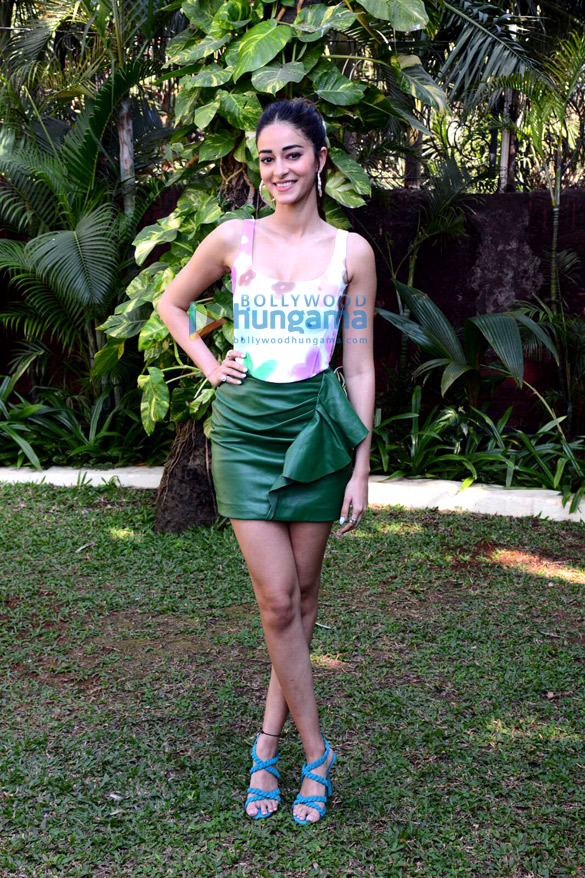 photos ananya panday dhairya karwa and shakun batra spotted promoting their film gehraiyaan 3