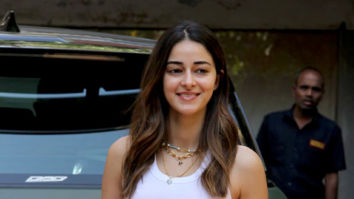 Photos: Ananya Panday opts for an all-white outfit paired with a yellow handbag as she gets clicked in Santacruz