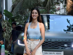 Photos: Ananya Panday poses for the paparazzi as she gets spotted at Maddock office in Mumbai