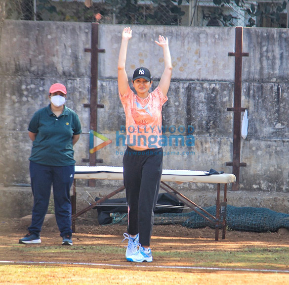 photos anushka sharma spotted in athleisure wear as she preps for her upcoming film chakda xpress 1