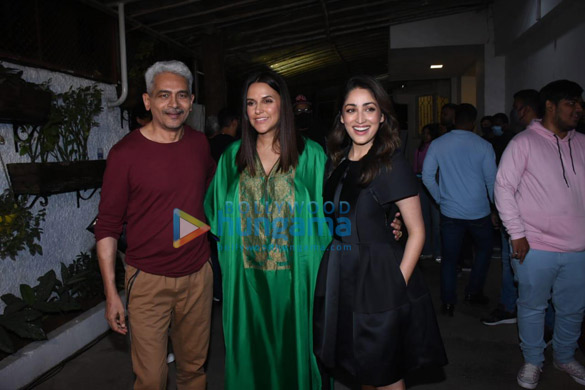 Photos: Celebrities snapped at the premiere of A Thursday Photos: Celebrities snapped at the premiere of A Thursday
