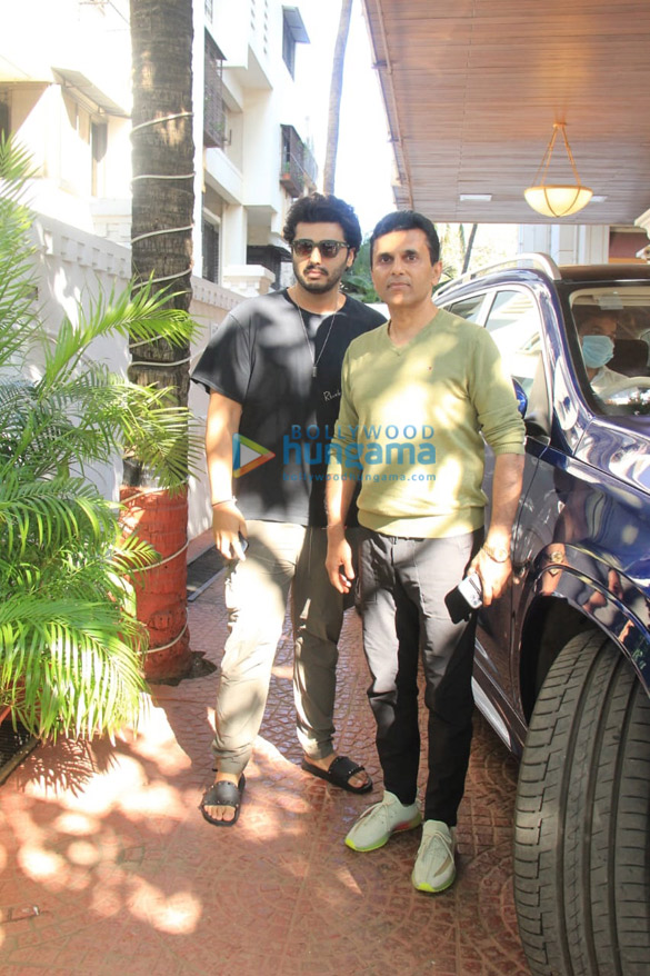 Photos: Did Arjun Kapoor was clicked outside filmmaker Anand Pandit’s office, did the two meet to discuss a film together