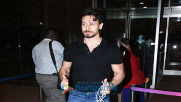 Photos: Heropanti 2 co-stars Tiger Shroff and Tara Sutaria spotted at the airport