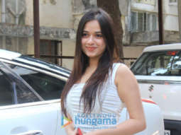 Photos: Jannat Zubair keeps it simple in white as she gets snapped at a nail spa in Juhu